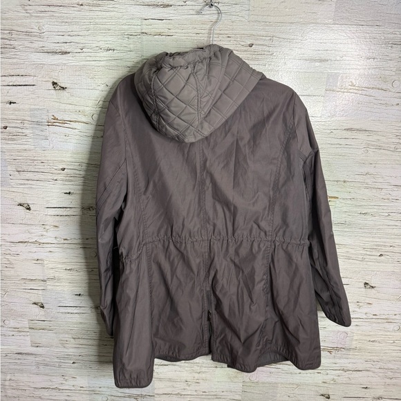 OLSEN • Europe • Anorak Jacket Hood gray size xl utility - Picture 6 of 6